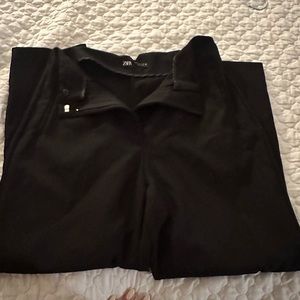 Women’s xl black crop high waisted crop pants